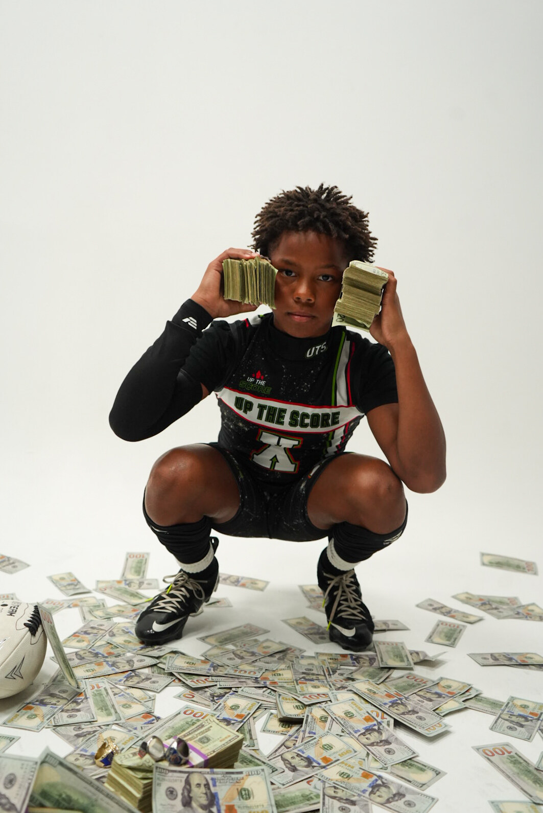 Up The Score athlete content with props